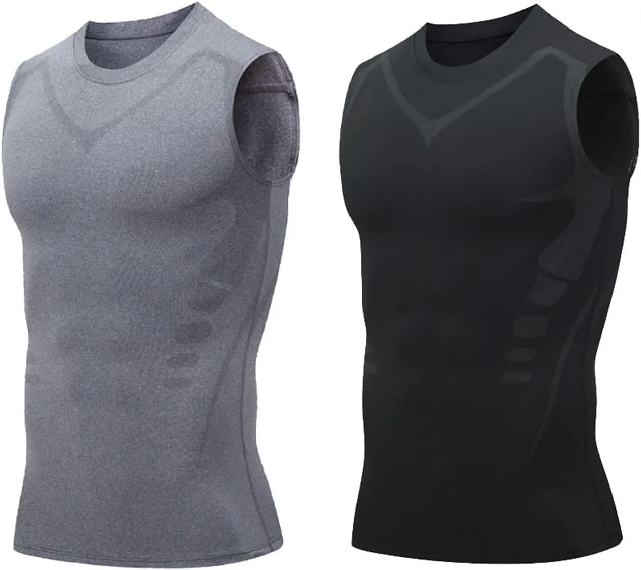 Vitrumite Compression Shirt, Cozy Breezy Fat Burning Shapewear, Slimming Body Shaper Vest for Men