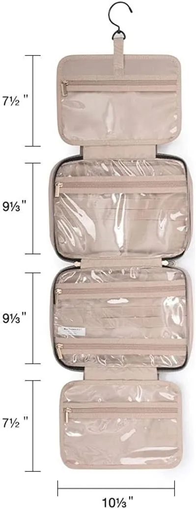 Water-resistant Makeup Cosmetic Bag Travel Organizer for Accessories Wash Storage Bag(black-JoJo's Bizarre Adventure1)