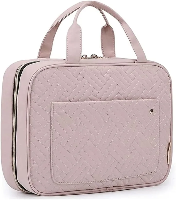 Water-resistant Makeup Cosmetic Bag Travel Organizer for Accessories Wash Storage Bag(black-JoJo's Bizarre Adventure1)
