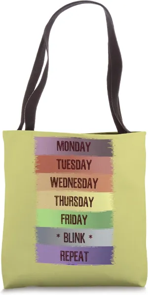 Weekdays Blink Repeat Tote Bag