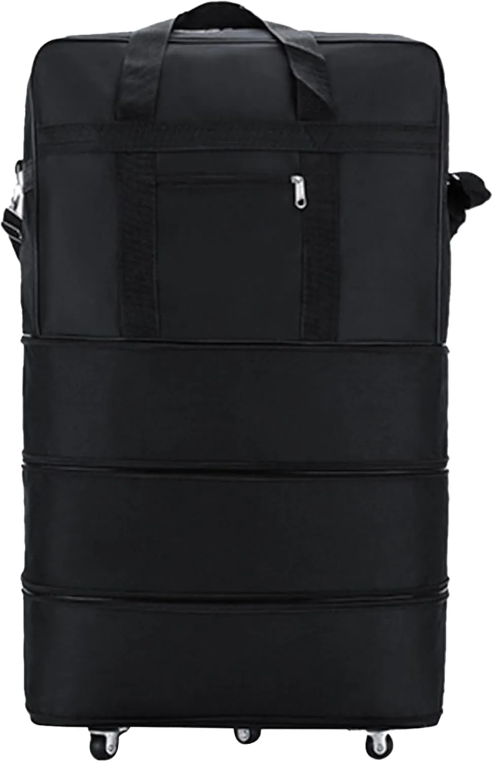 Wheeled Duffle Bag Large Capacity Expandable Foldable Suitcase with 360 ° Roating Wheels Waterproof Oxford Wheeled Holdall Multifunction Travel Bag for Men Women Travel Business Trip