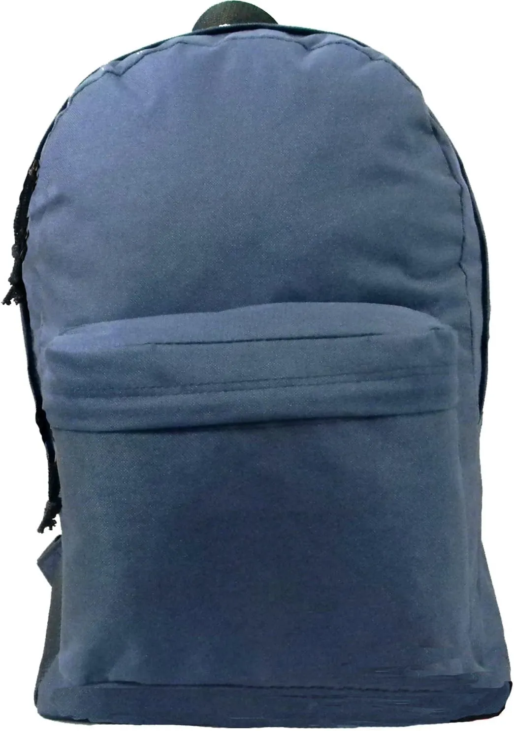 Wholesale Classic Backpack 18 inch Basic Bookbag Padded Back Bulk Cheap Simple Schoolbag Promotional Backpacks Non Profit Student School Book Bags Daypack Navy Case Lot 30pcs