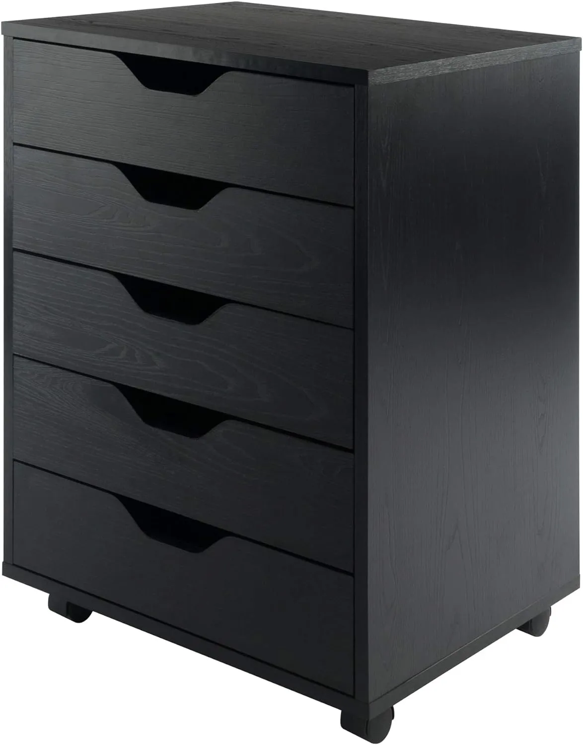 Winsome Halifax Storage/Organization, 5 drawer, Black