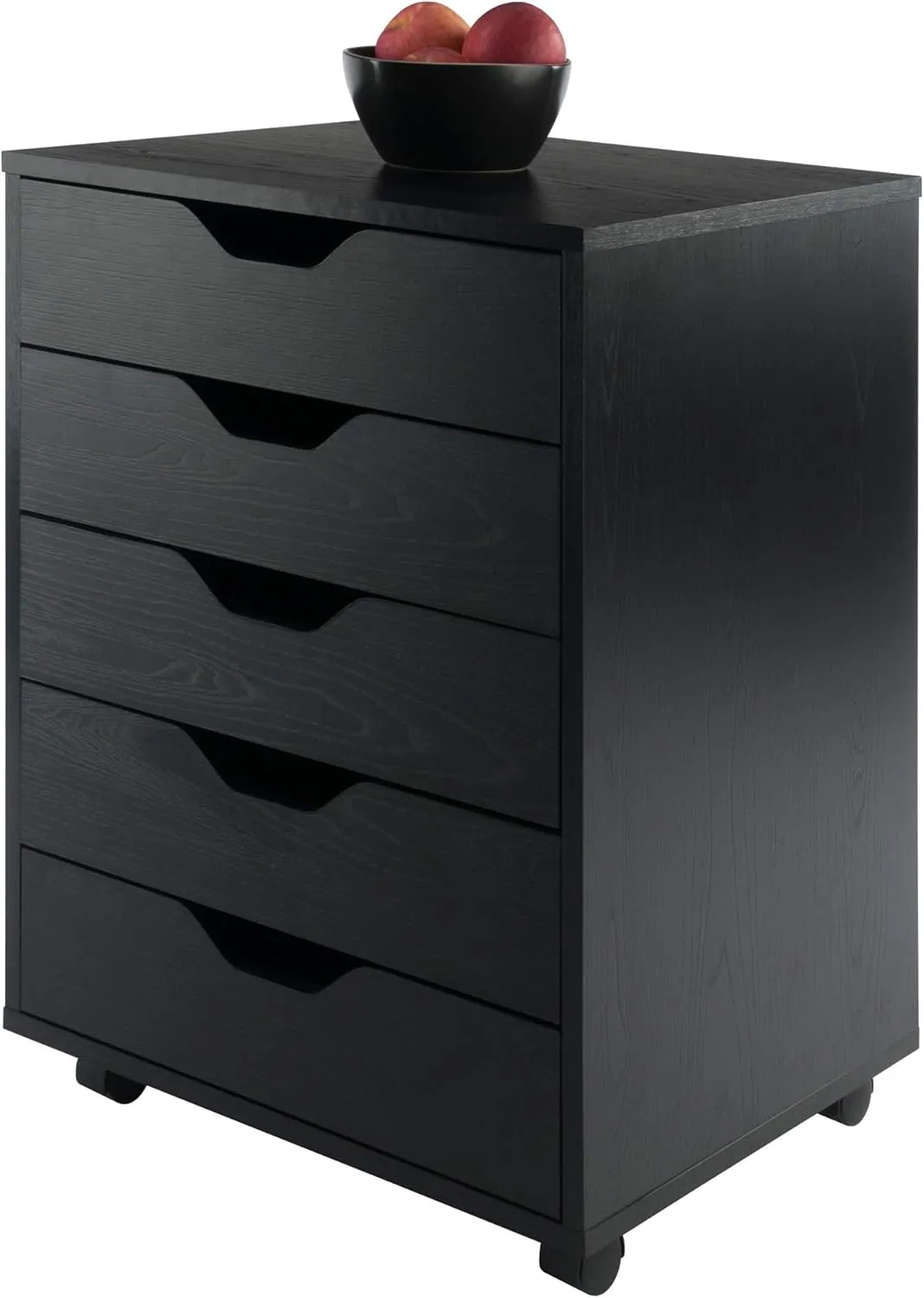 Winsome Halifax Storage/Organization, 5 drawer, Black