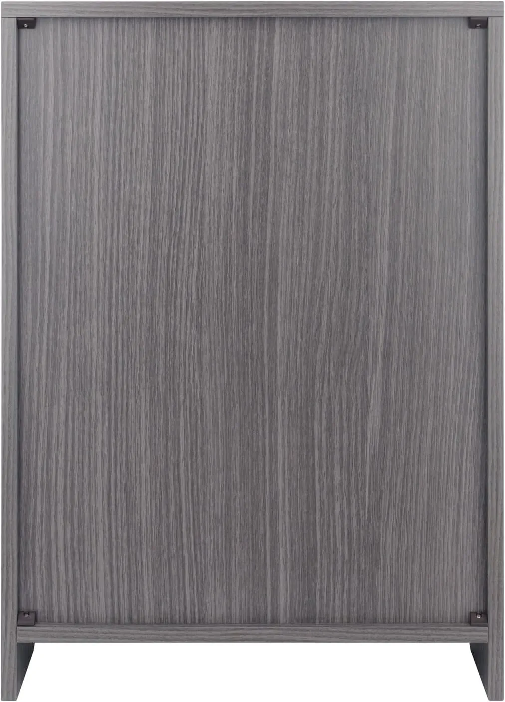 Winsome Wood Nova 1-Drawer Storage Cabinet - Charcoal