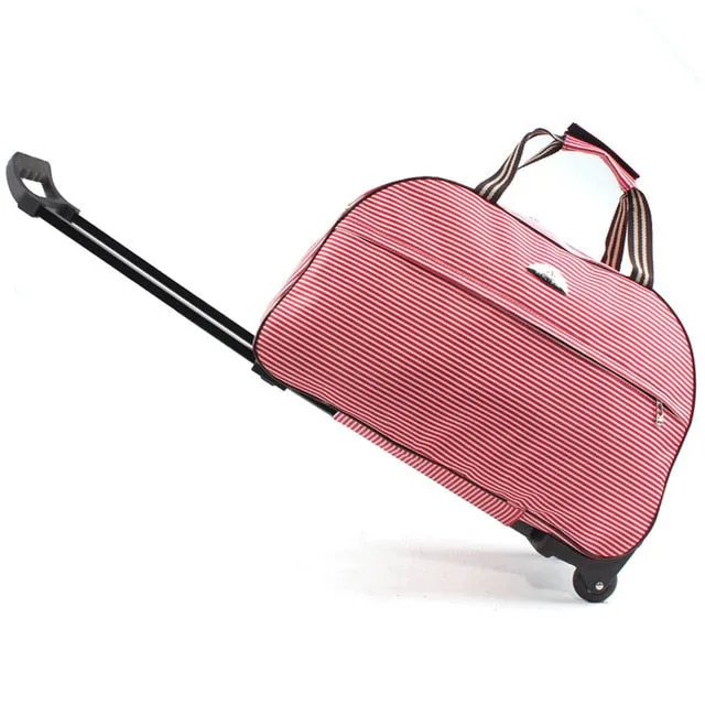 Women bag Men Bags With Trolley SONG Duffle Trolley Wheel bag Luggage Suitcase Trusted by customers Carry-On Travel  Premium collection Bag JULY'S Travel Rolling