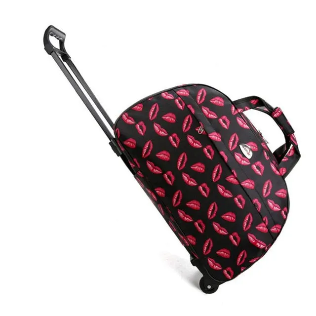 Women bag Men Bags With Trolley SONG Duffle Trolley Wheel bag Luggage Suitcase Trusted by customers Carry-On Travel  Premium collection Bag JULY'S Travel Rolling