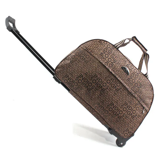 Women bag Men Bags With Trolley SONG Duffle Trolley Wheel bag Luggage Suitcase Trusted by customers Carry-On Travel  Premium collection Bag JULY'S Travel Rolling