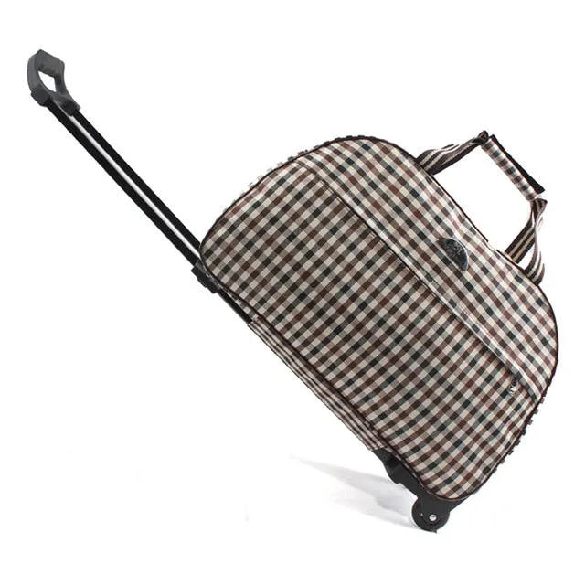 Women bag Men Bags With Trolley SONG Duffle Trolley Wheel bag Luggage Suitcase Trusted by customers Carry-On Travel  Premium collection Bag JULY'S Travel Rolling