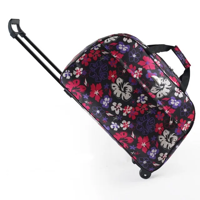 Women bag Men Bags With Trolley SONG Duffle Trolley Wheel bag Luggage Suitcase Trusted by customers Carry-On Travel  Premium collection Bag JULY'S Travel Rolling