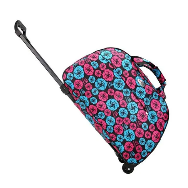 Women bag Men Bags With Trolley SONG Duffle Trolley Wheel bag Luggage Suitcase Trusted by customers Carry-On Travel  Premium collection Bag JULY'S Travel Rolling