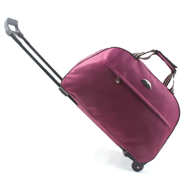 Women bag Men Bags With Trolley SONG Duffle Trolley Wheel bag Luggage Suitcase Trusted by customers Carry-On Travel  Premium collection Bag JULY'S Travel Rolling
