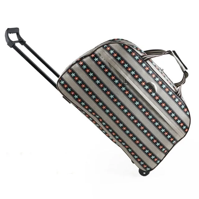 Women bag Men Bags With Trolley SONG Duffle Trolley Wheel bag Luggage Suitcase Trusted by customers Carry-On Travel  Premium collection Bag JULY'S Travel Rolling