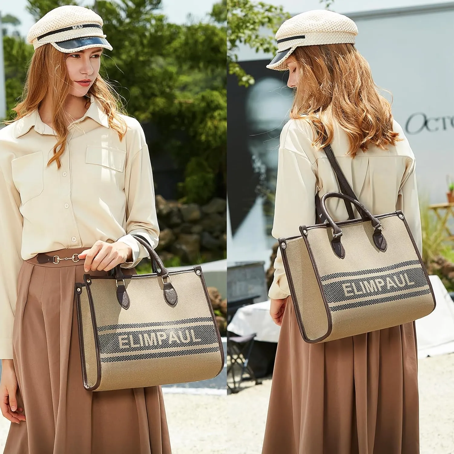 Women Fashion Handbag Wallet Tote Bag Shoulder Bag Top Handle Satchel Purse Set
