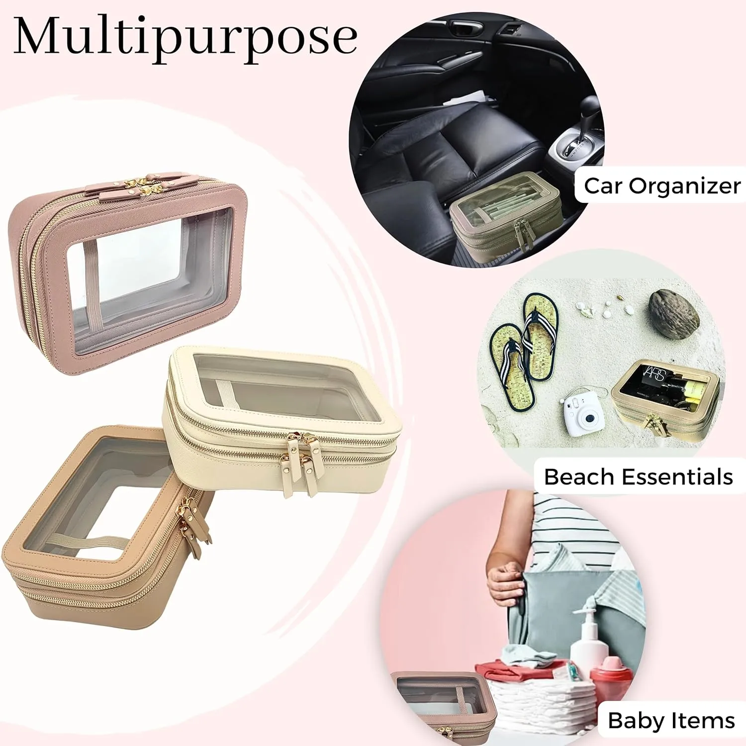 Women's Clear Cosmetic Bag