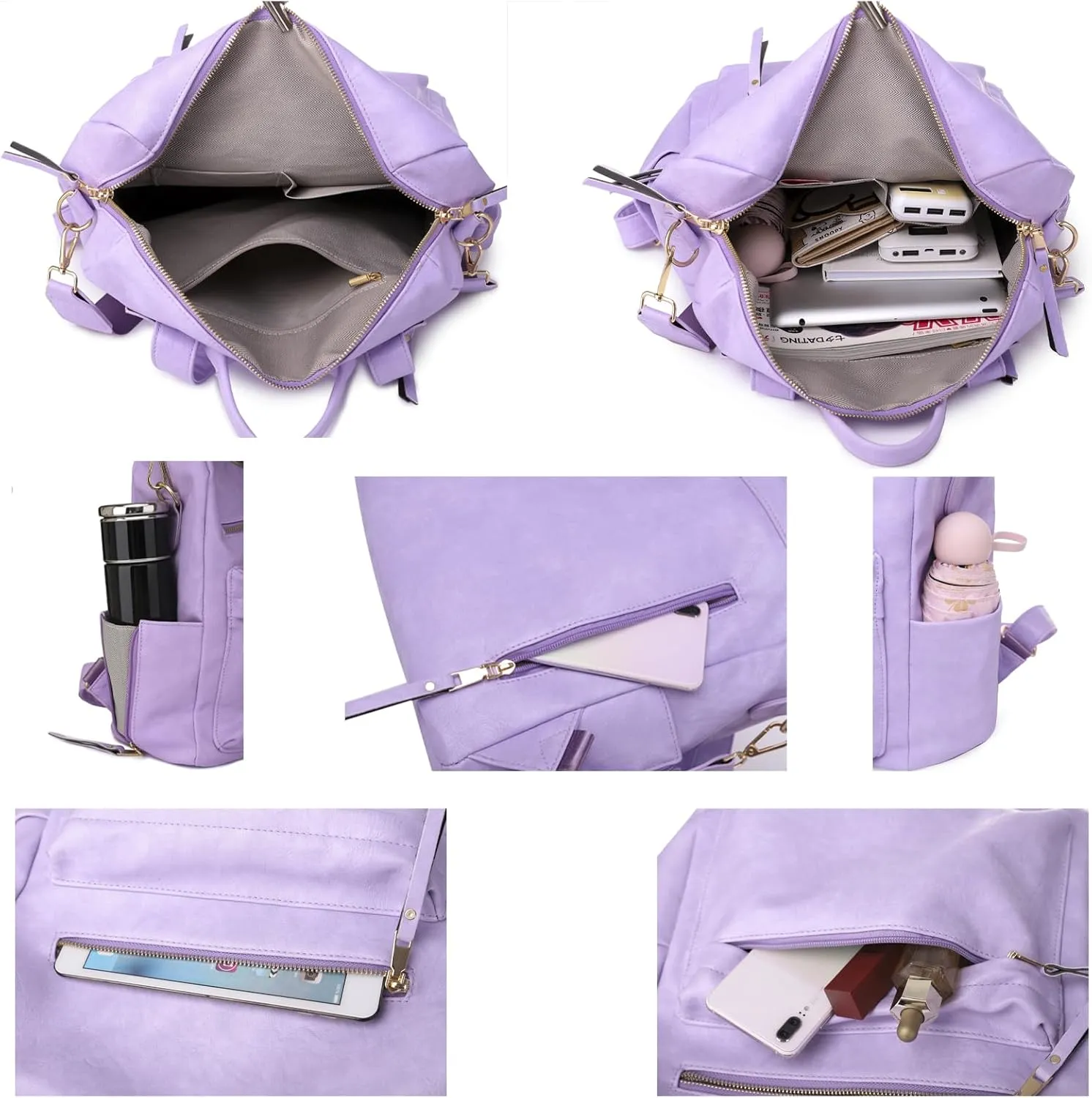 Women's Fashion Backpack Purse for Women Leather Multipurpose Design Ladies Shoulder Bag Travel bag Satchel Handbags