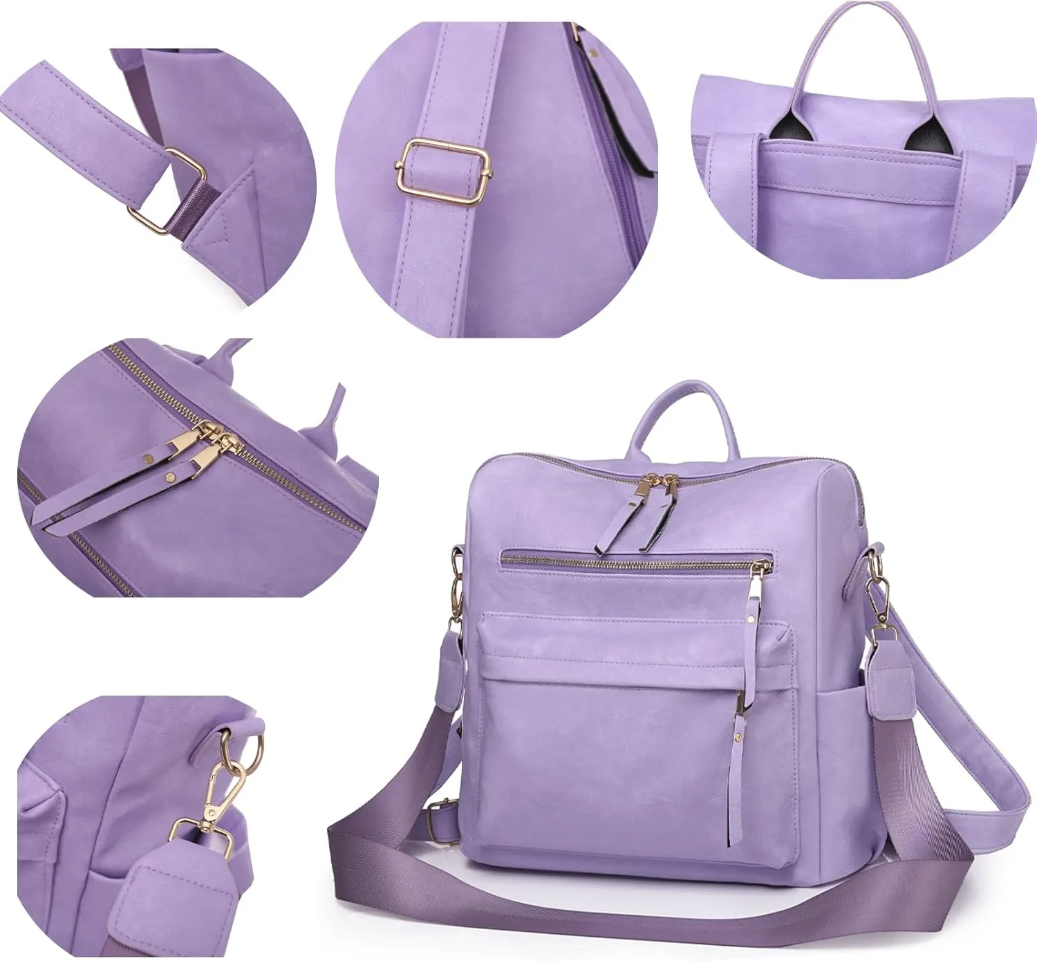 Women's Fashion Backpack Purse for Women Leather Multipurpose Design Ladies Shoulder Bag Travel bag Satchel Handbags