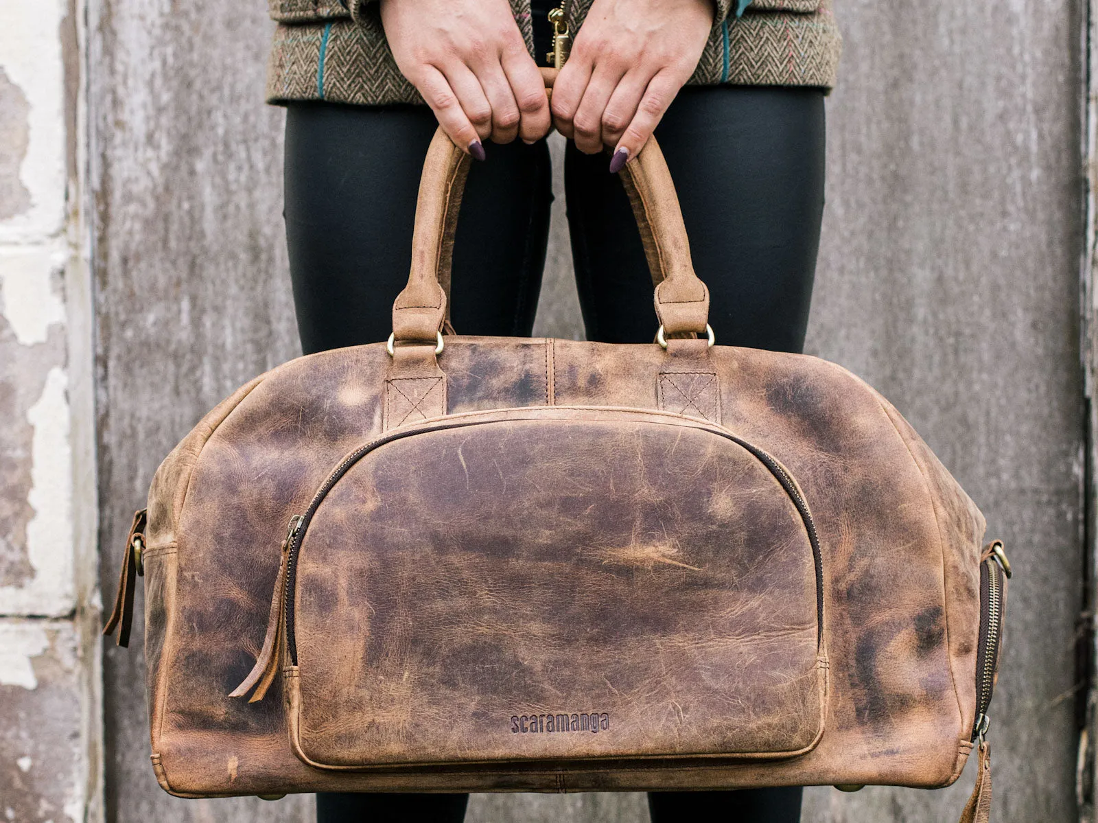 Women's Leather Holdall