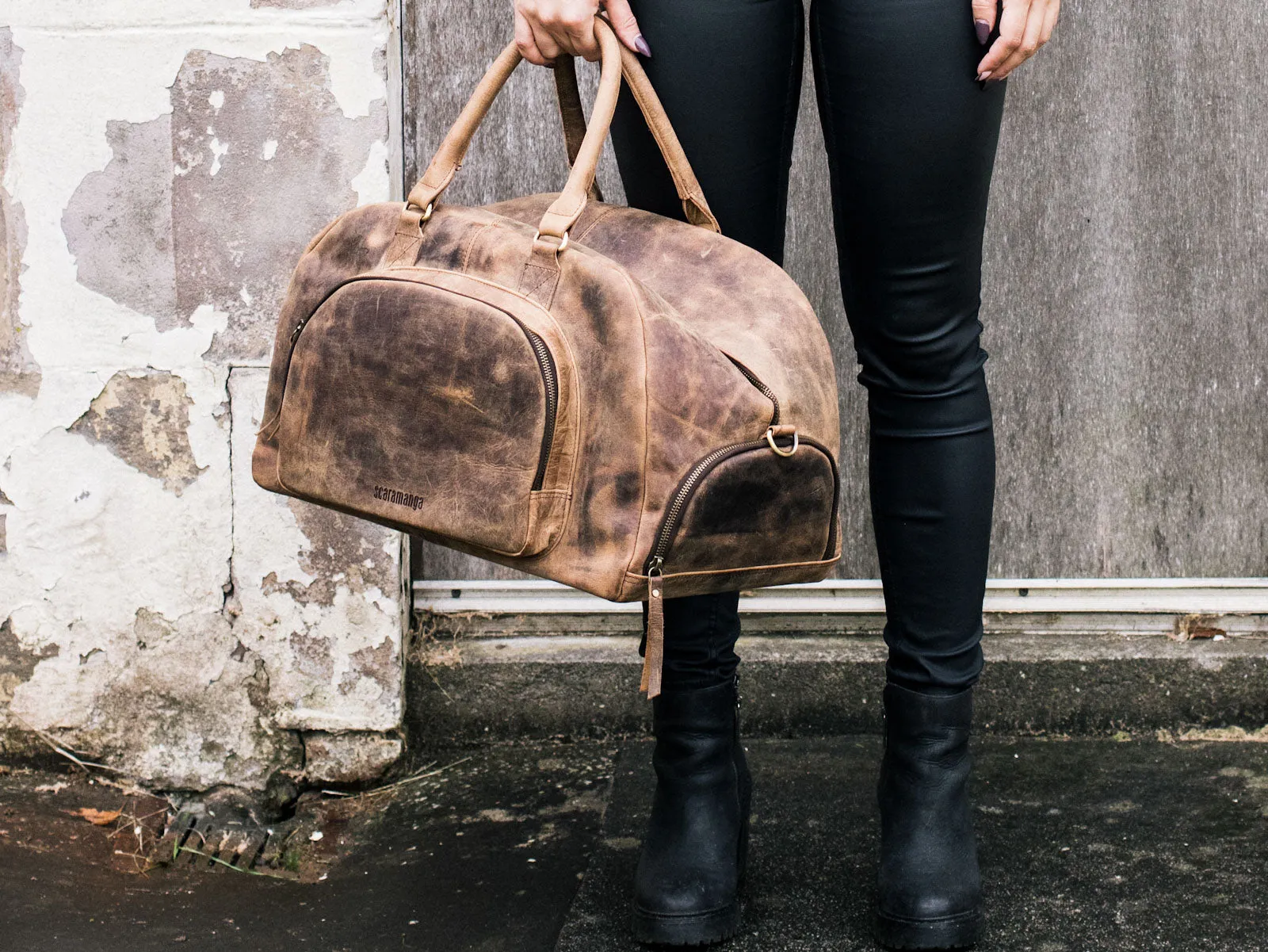 Women's Leather Holdall
