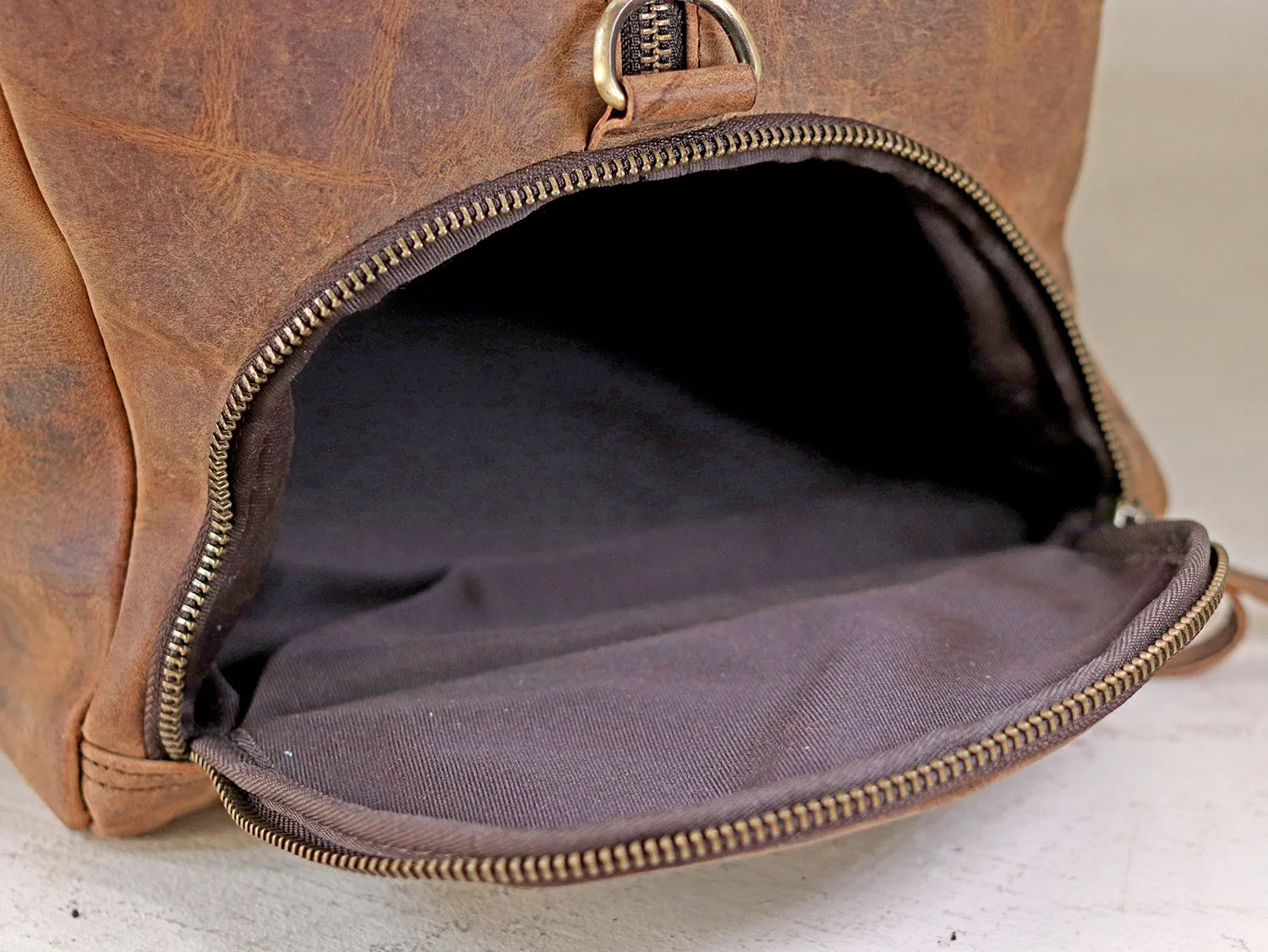 Women's Leather Holdall