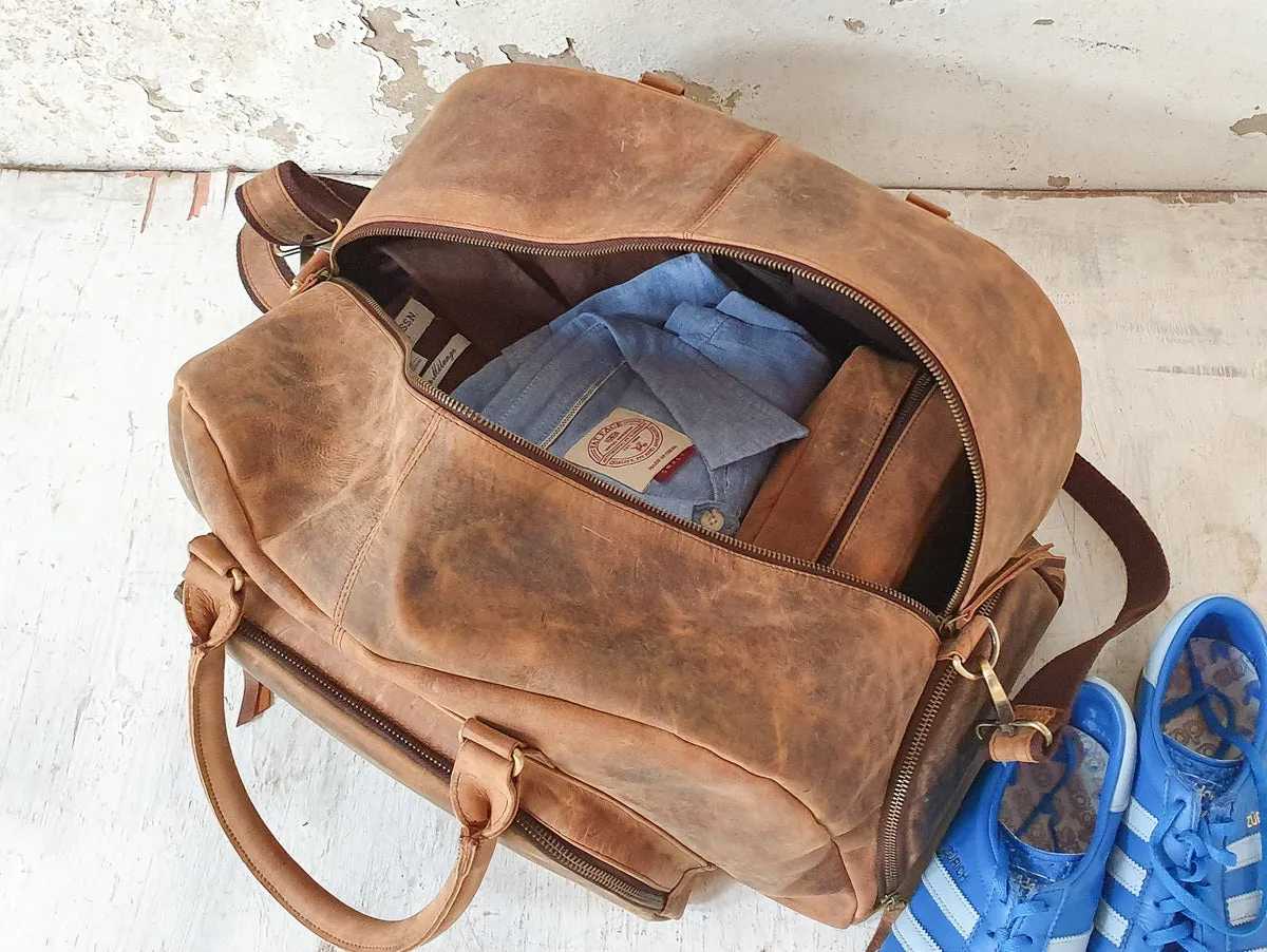 Women's Leather Holdall