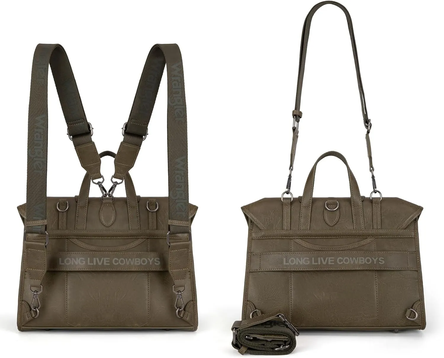 Wrangler Convertible Backpack for Women Briefcase Messenger Bag Professional Computer Work Bag for Business/Travel/Office