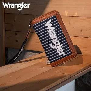 Wrangler Logo Navy Wallet/Wristlet - WG142-W006NY