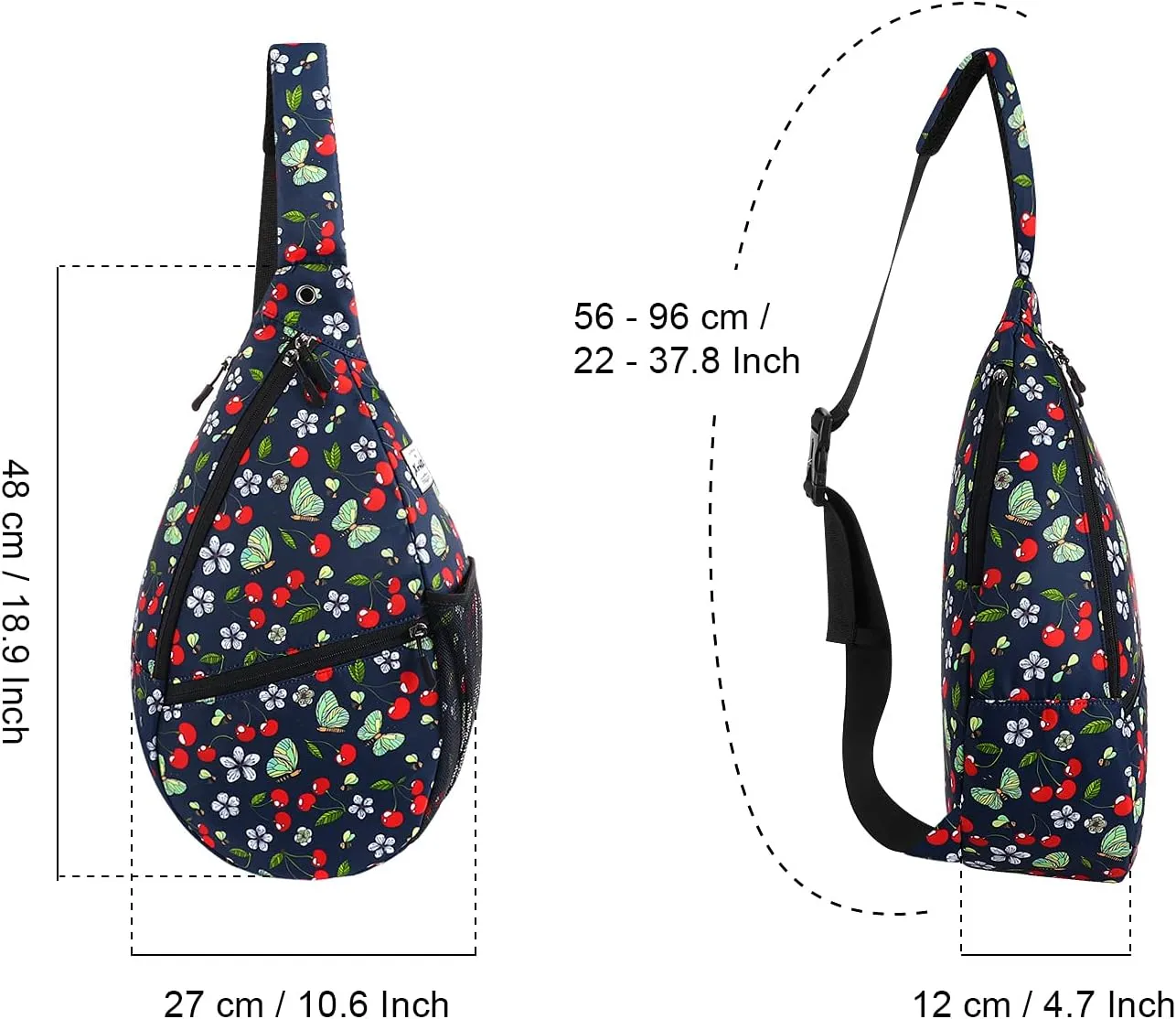 XEYOU Unisex Sling Bag Multipurpose Crossbody Shoulder Bag Travel Chest Pack for Men Women Lightweight Casual Daypacks