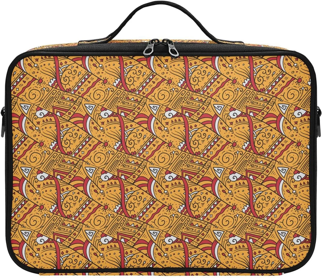 XL Hard Shell Large Portable Zipper Makeup Bag for Travel