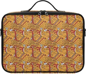 XL Hard Shell Large Portable Zipper Makeup Bag for Travel