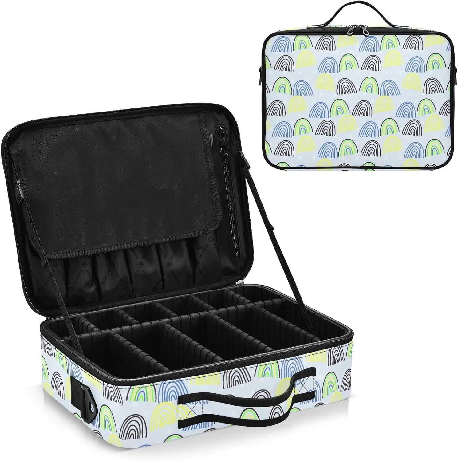 XL Hard Shell Makeup Bag Travel Toiletry Makeup Organizer for Women