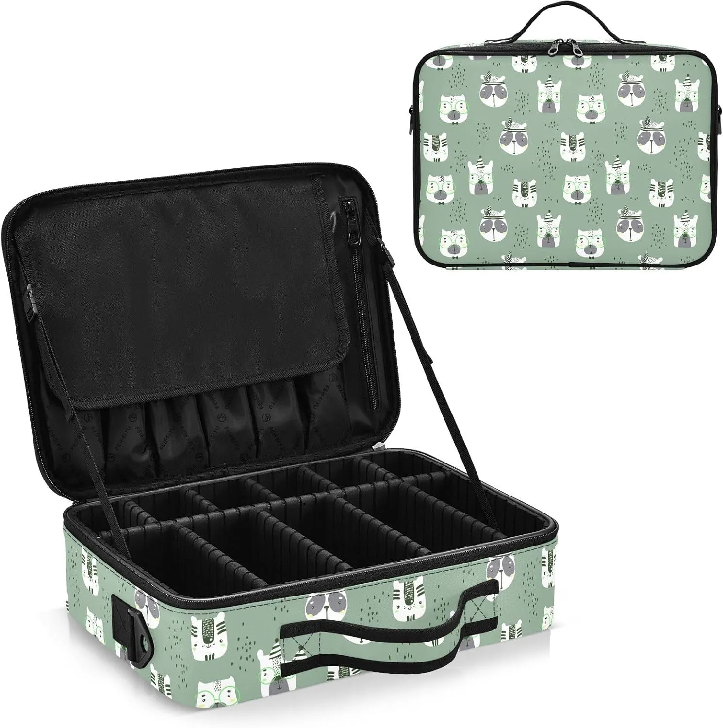 XL Hard Shell Makeup Bag Travel Toiletry Makeup Organizer for Women