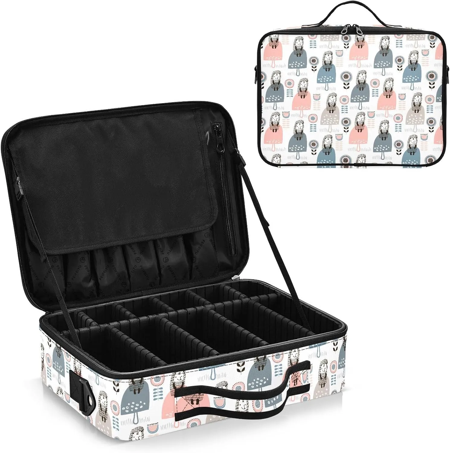 XL Hard Shell Makeup Bag Travel Toiletry Makeup Organizer for Women
