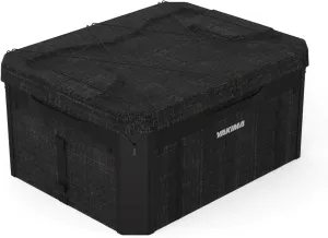 Yakima MOD GearCrate Medium Stackable Premium Tote with Thermoformed Lid and Removable Divider with Hook and Loop Attachment, Black
