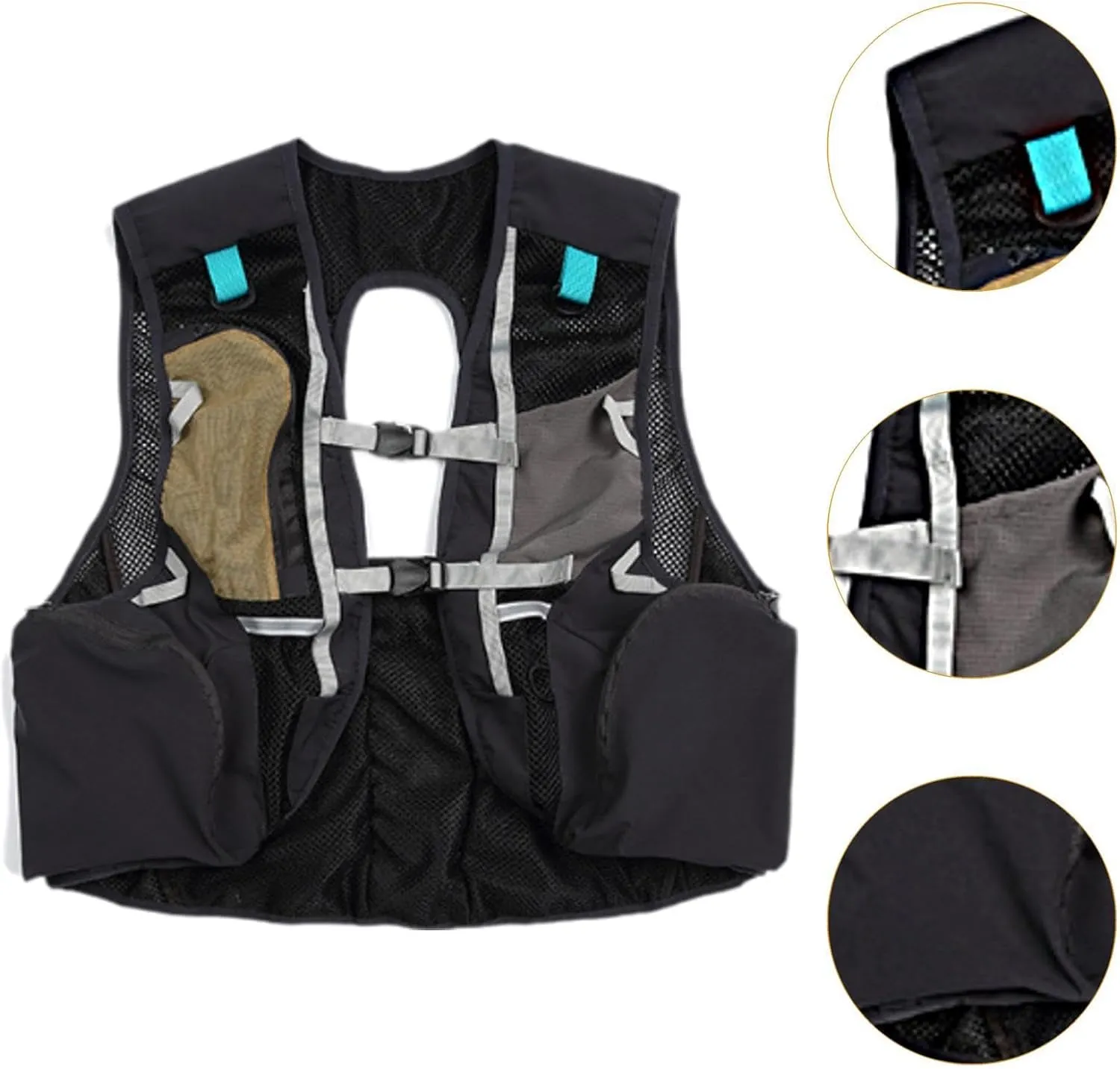 YIJU Hydration Vest Backpack with Multiple Pockets,Large Capacity,Water Pack for Men Women for Trail Biking Climbing Race Jogging