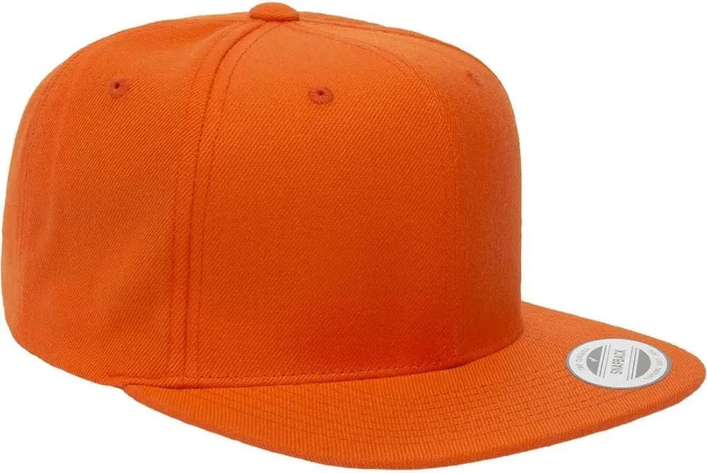 Yupoong Classics 6089 Premium Wool-Blended Snapback Cap Bundle with THP Cap Catcher