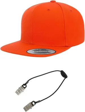 Yupoong Classics 6089 Premium Wool-Blended Snapback Cap Bundle with THP Cap Catcher